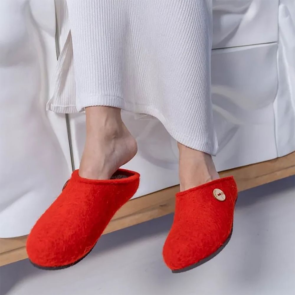 Домашние валенки Step, красные, размер 36