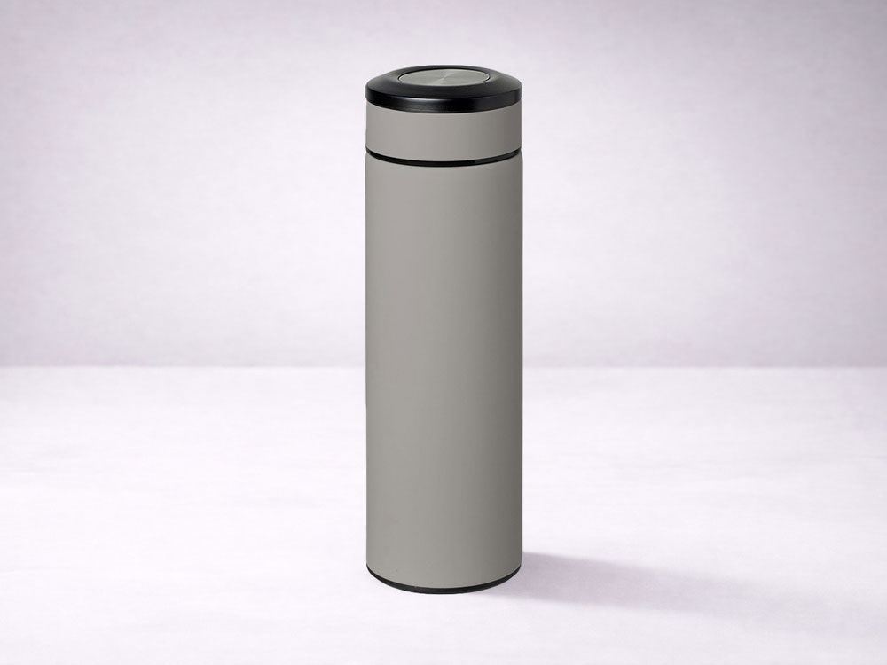 Вакуумный термос Vacuum Flask C1, soft touch, 420мл, серый