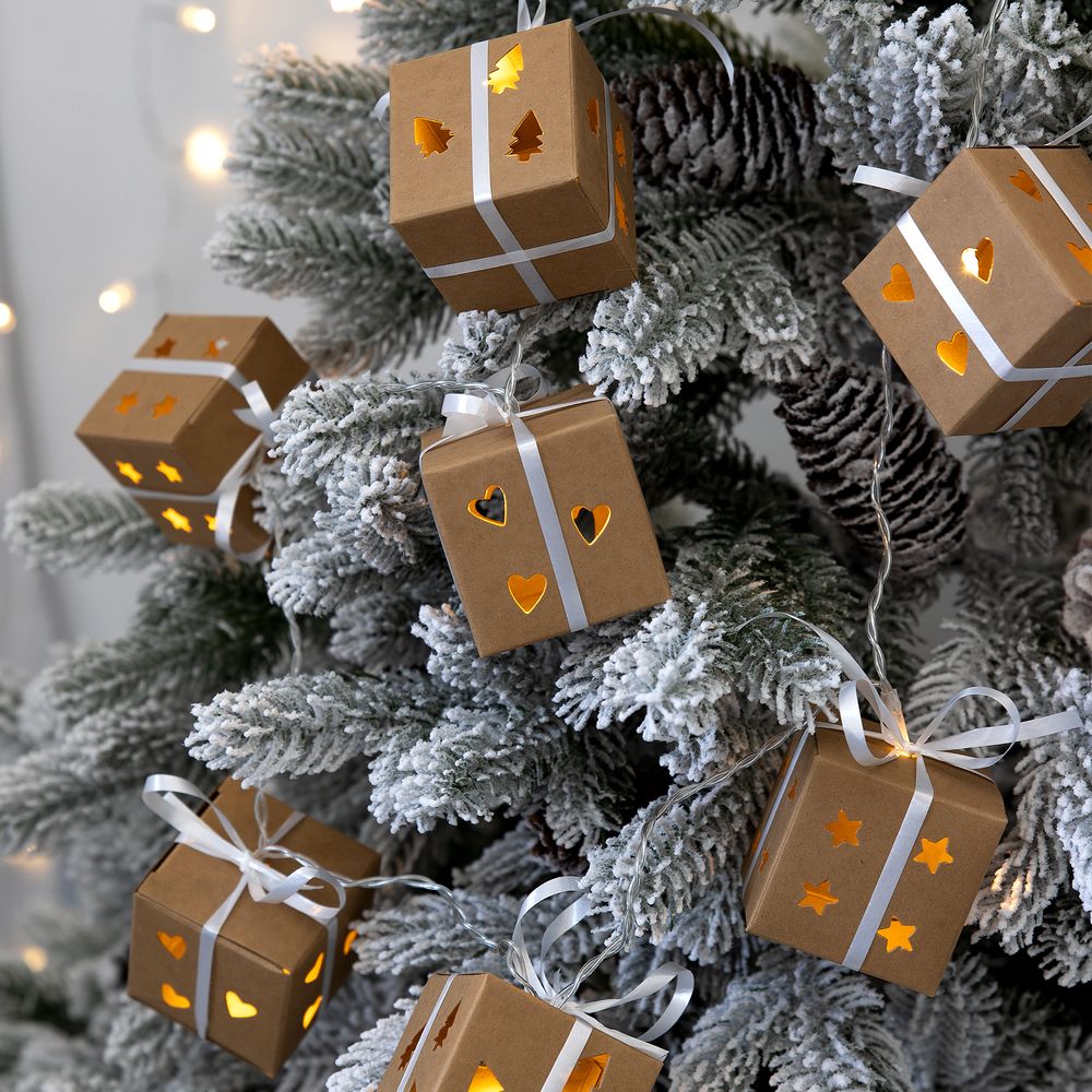 Светодиодная гирлянда Boxing Day с логотипом  | Print Logo
