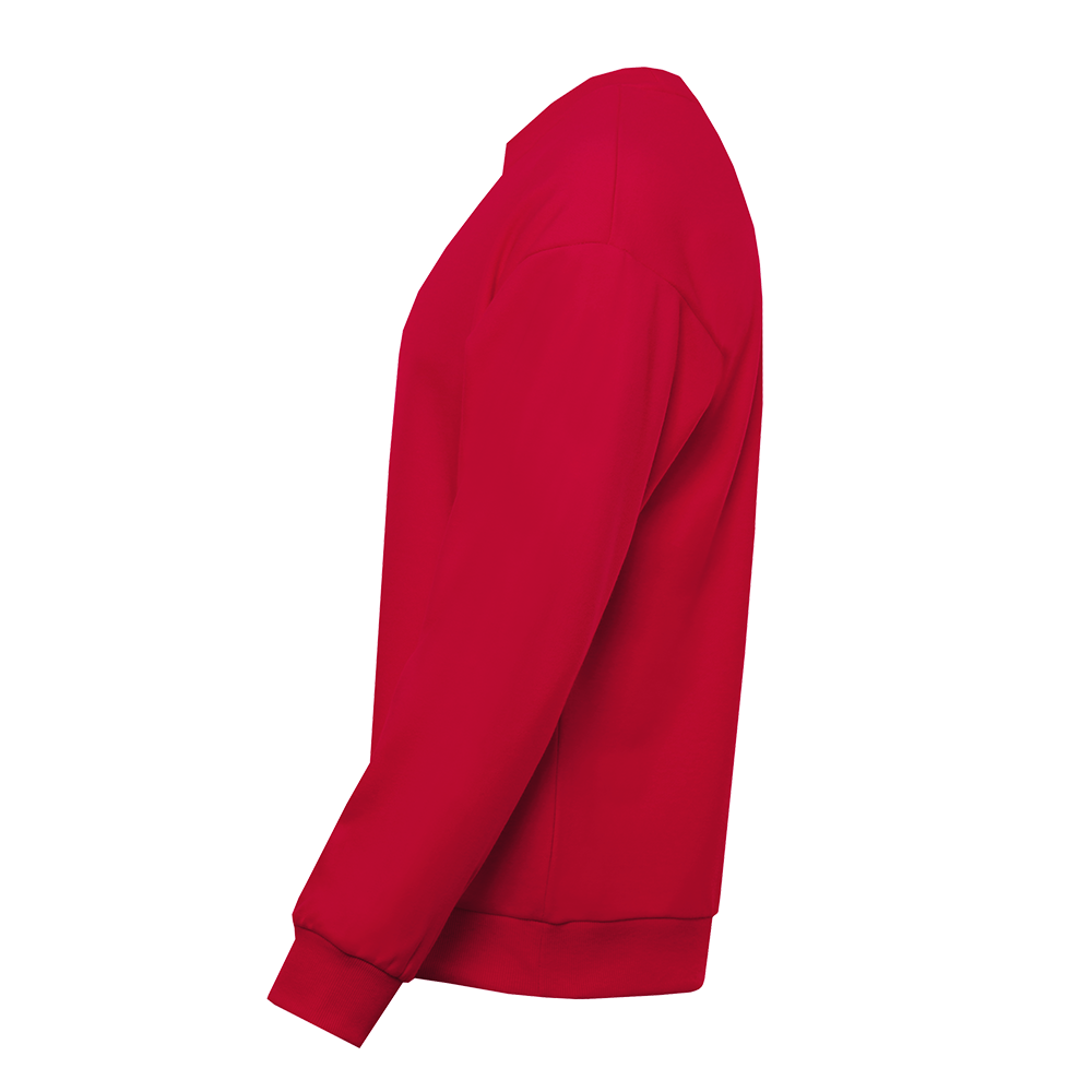 Свитшот унисекс STAN футер без начёса, 350, 96, Красный,  (14)  (52/XL)