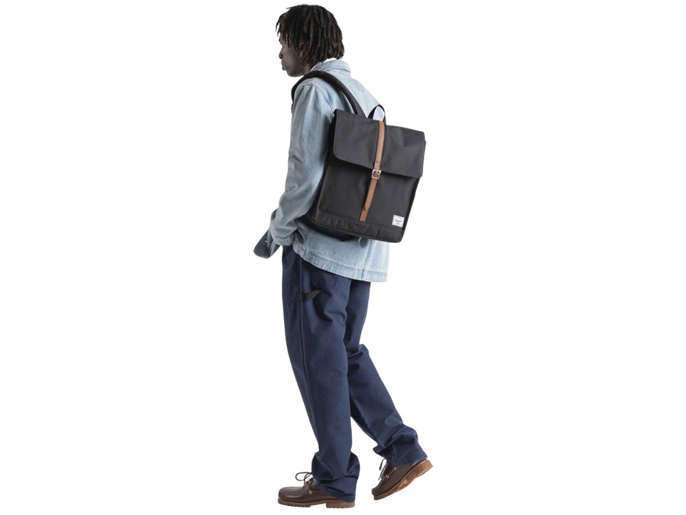 Herschel City рюкзак из переработанного материала объемом 16 л - Серый яркий
