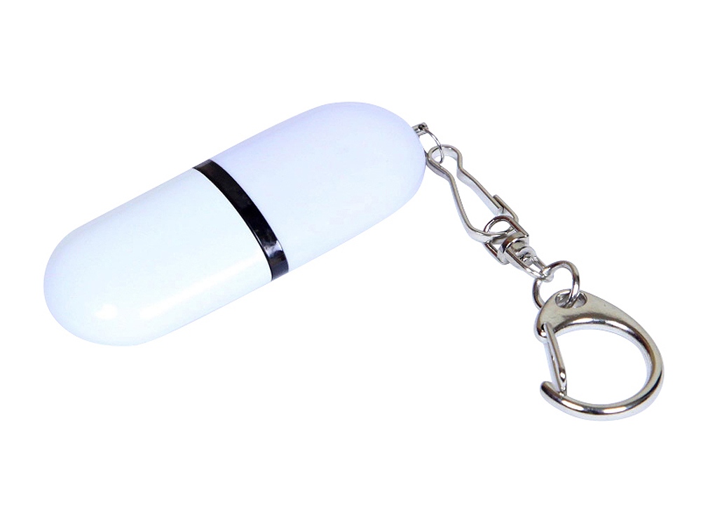 USB 2.0- флешка промо на 64 Гб каплевидной формы с логотипом  | Print Logo