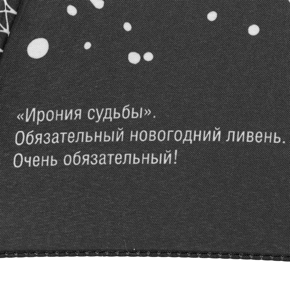 Зонт-трость Types Of Rain — пример нанесения логотипа (Соль) | Print Logo