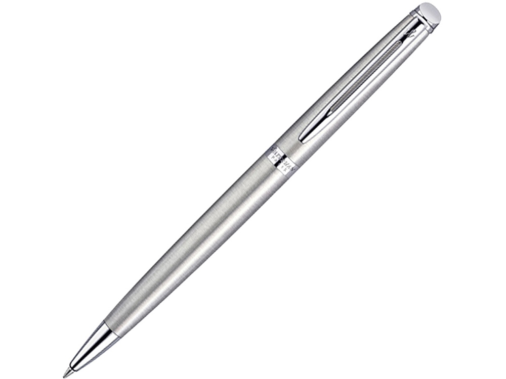 Ручка шариковая Hemisphere Stainless Steel CT M с логотипом Waterman | Print Logo