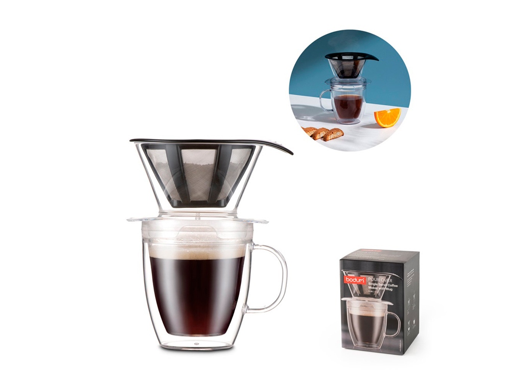 Набор для заваривания кофе Pour over с логотипом  | Print Logo