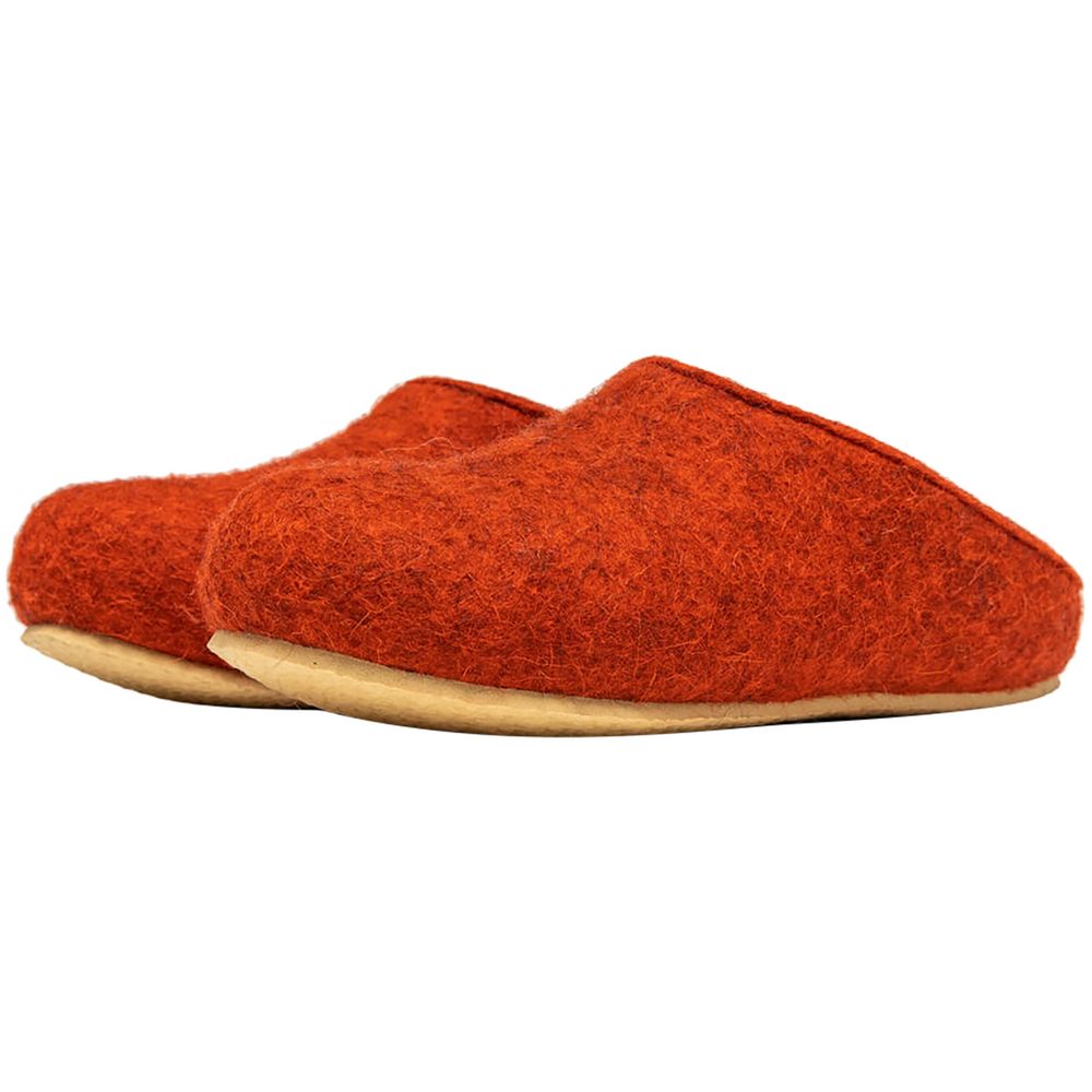 Домашние валенки Step, красно-коричневые (терракот), размер 47