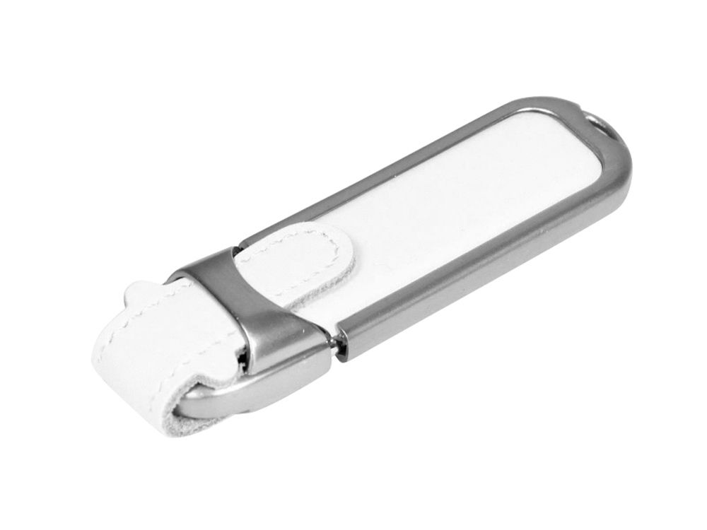 USB 2.0- флешка на 64 Гб с массивным классическим корпусом с логотипом  | Print Logo