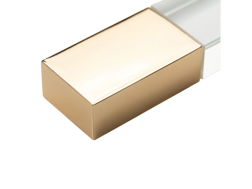 USB 2.0- флешка на 2 Гб кристалл классика с логотипом  | Print Logo
