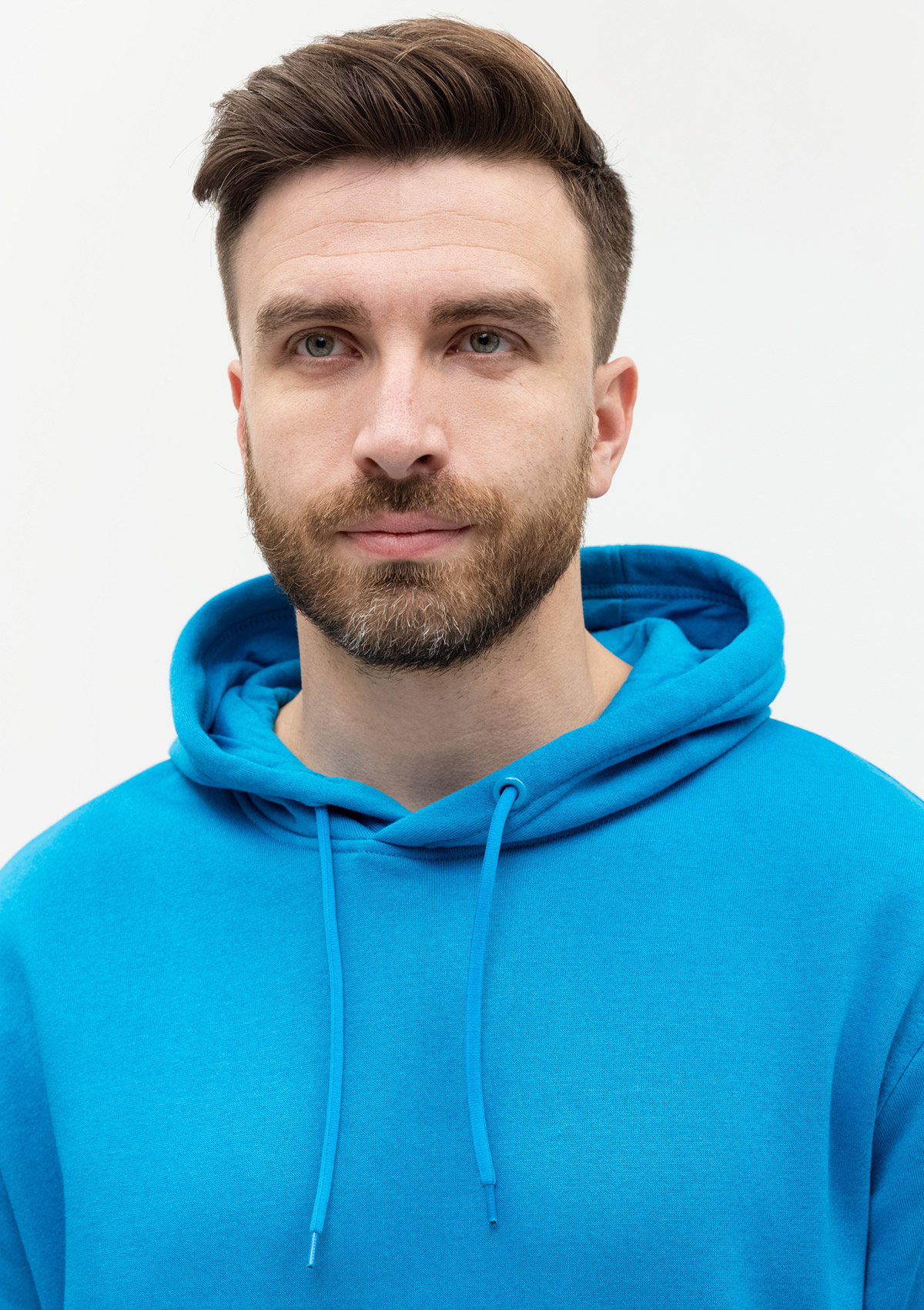 Худи унисекс STAN футер с начёсом 260, 20, Лазурный,  (40/1)  (46/S)