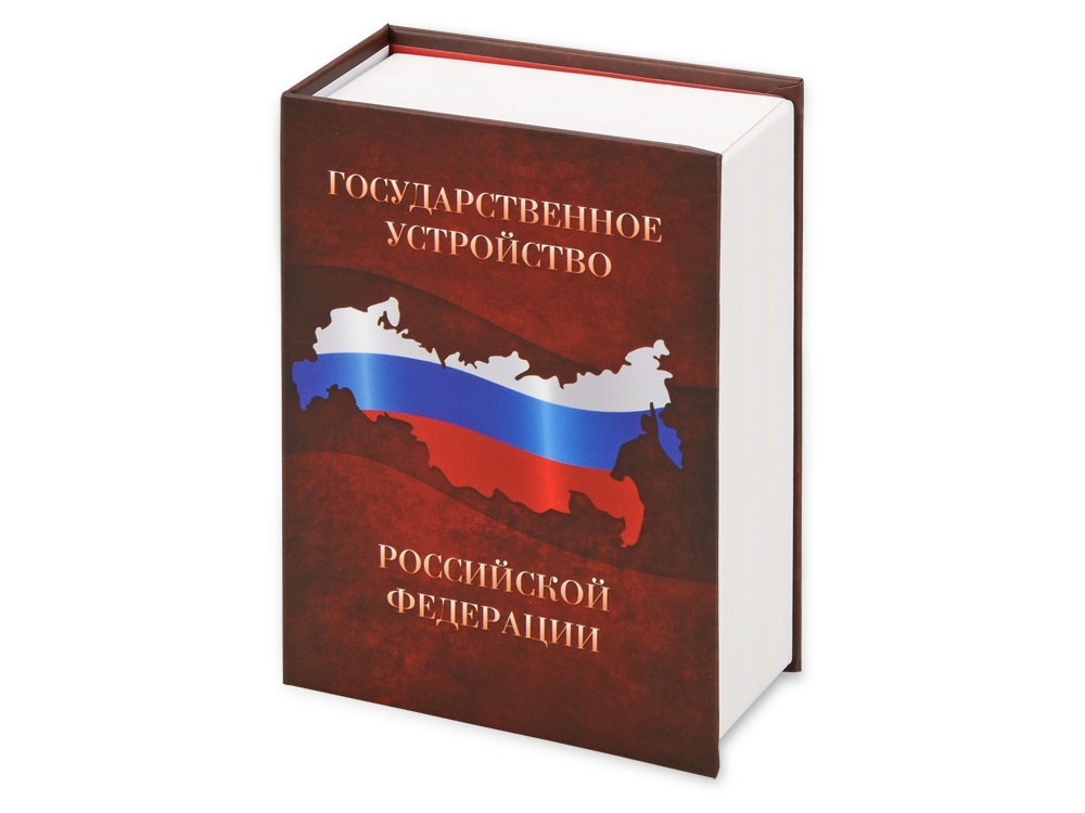 Часы Государственное устройство Российской Федерации с логотипом  | Print Logo