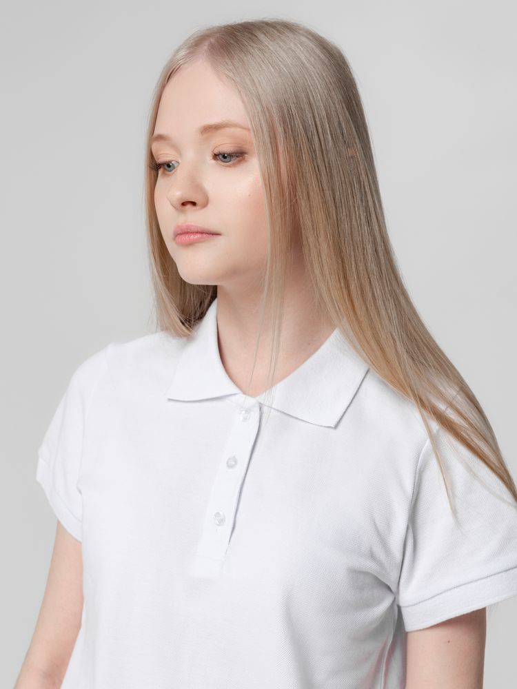 Рубашка поло женская Virma lady, белая, размер 3XL