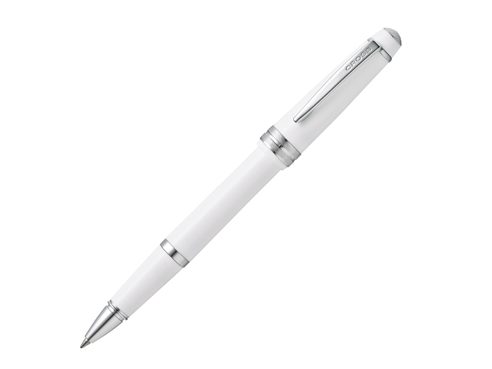Ручка-роллер Bailey Light White с логотипом Cross | Print Logo