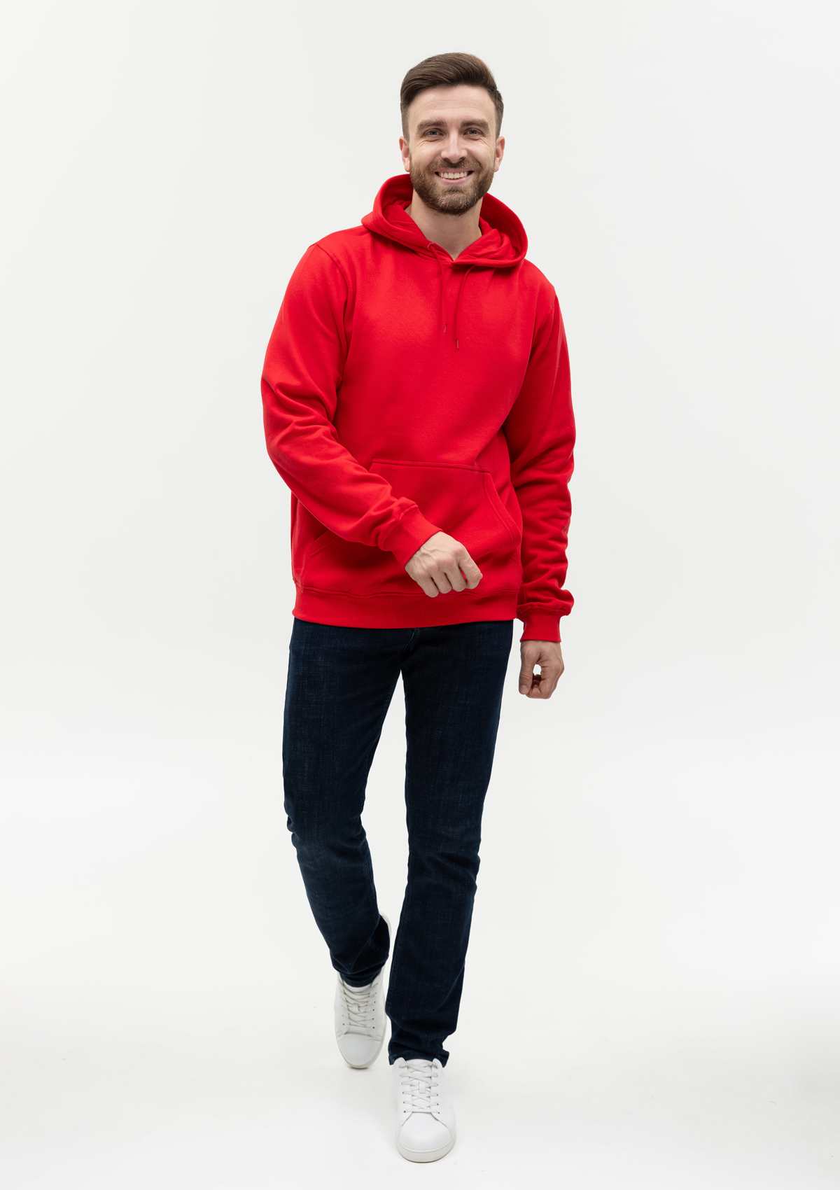 Худи унисекс STAN футер с начёсом 260, 20, Красный,  (14)  (40/3XS)