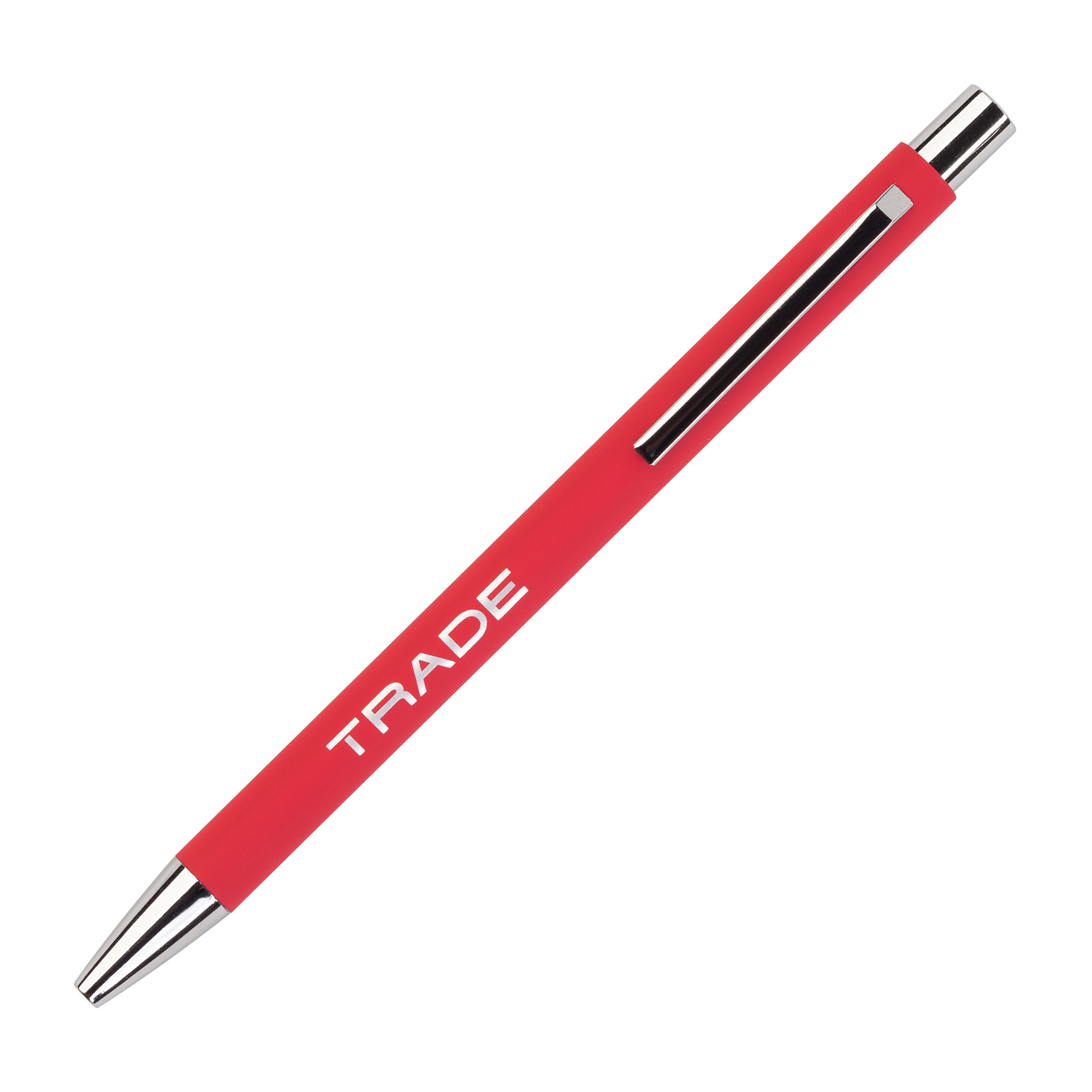 Ручка шариковая "Trade", покрытие soft touch, белый