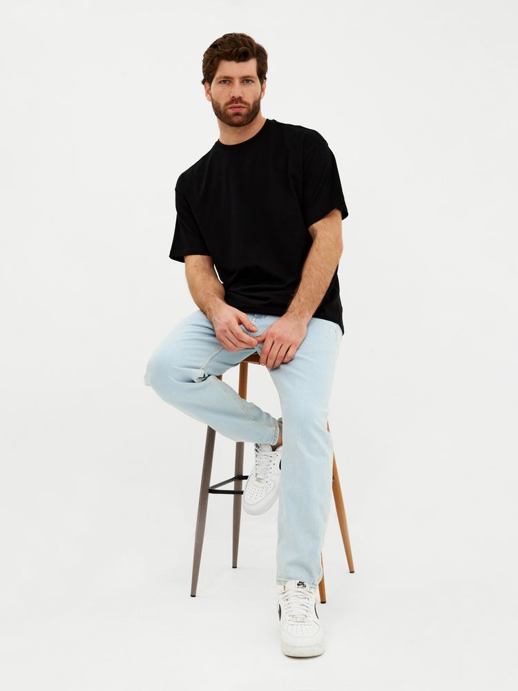 Футболка Oversize Premium, черная, размер S