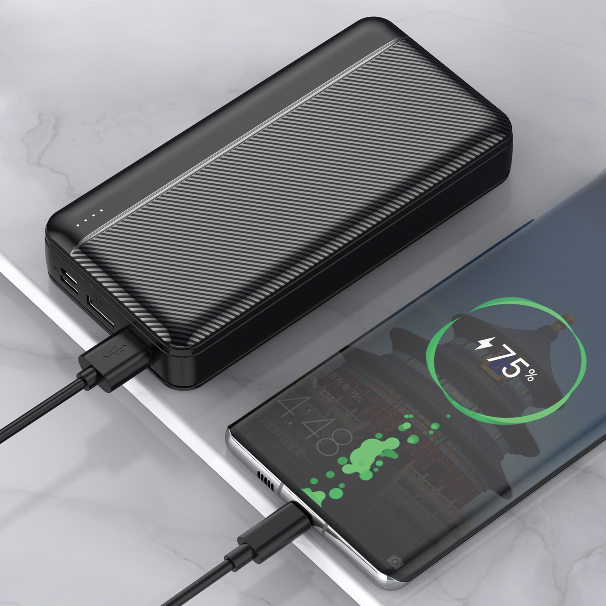 Зарядное устройство "Twenty" 20000 mAh фото на сайте Print Logo.