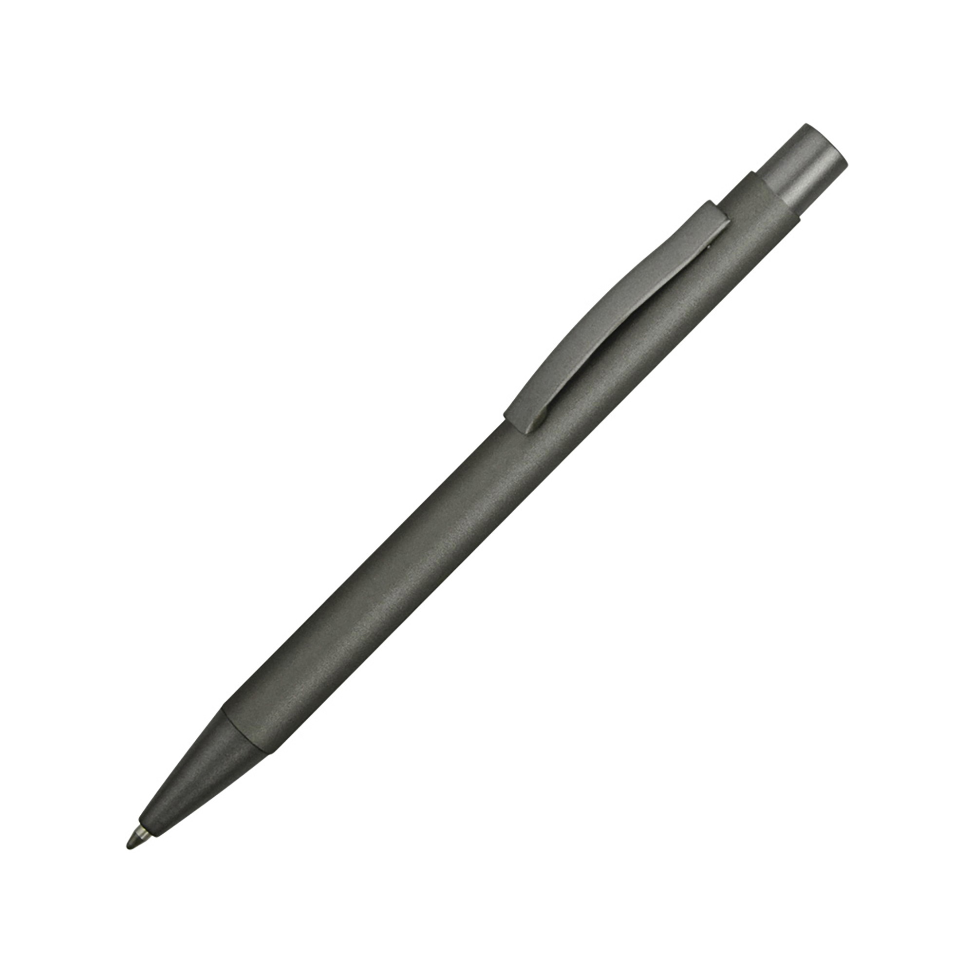 Ручка металлическая soft touch шариковая Tender, серый