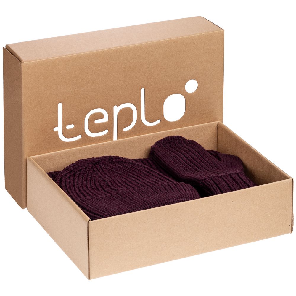 Набор Nordkyn с шарфом с логотипом teplo | Print Logo