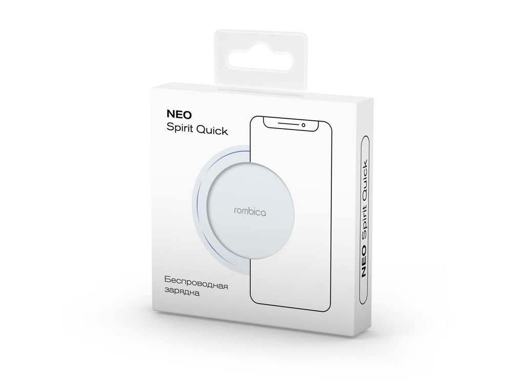 Беспроводное зарядное устройство Rombica NEO Spirit Quick White (Р)