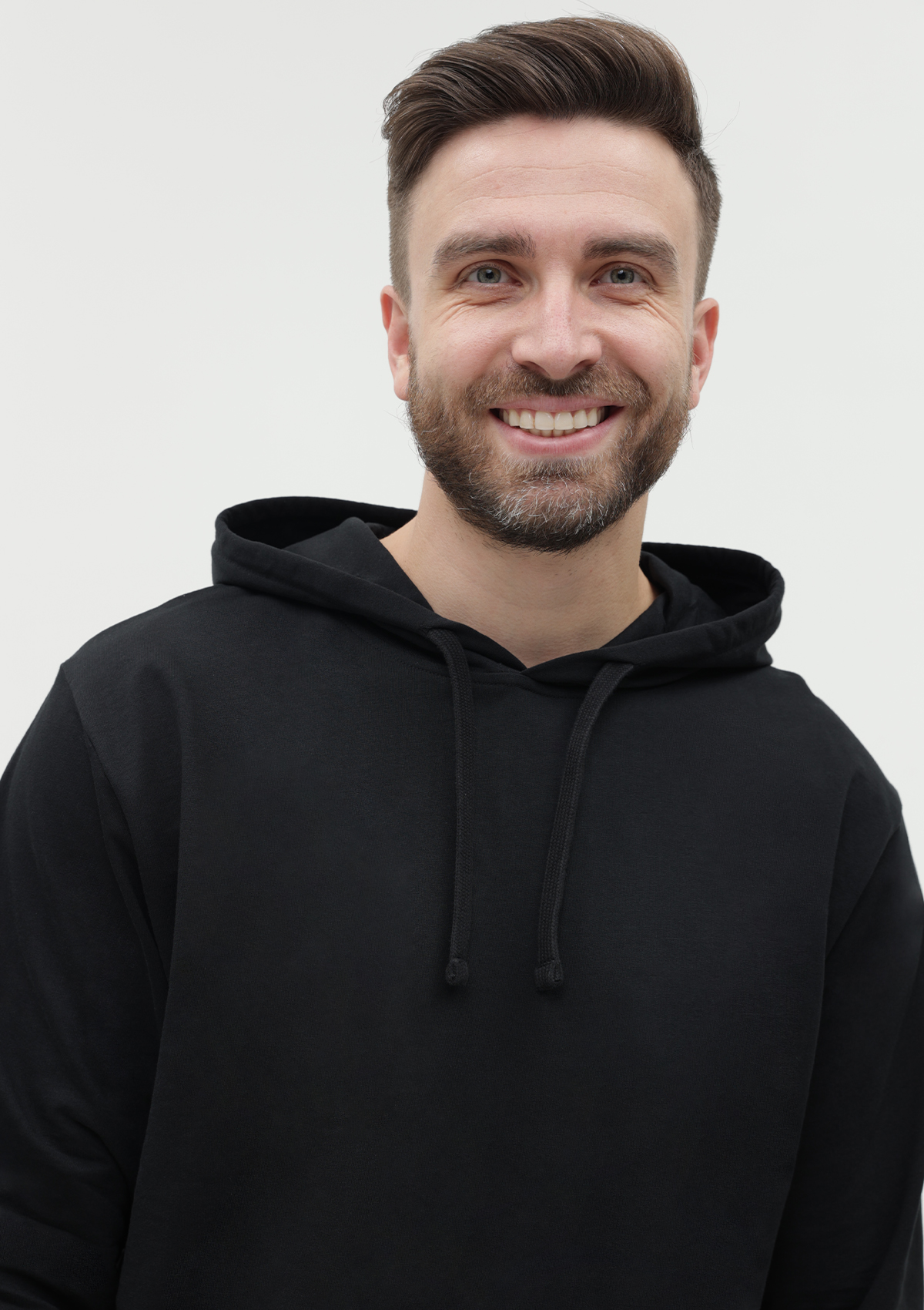 Худи унисекс STAN футер без начёса 260, 23, Чёрный,  (20)  (44/XS)