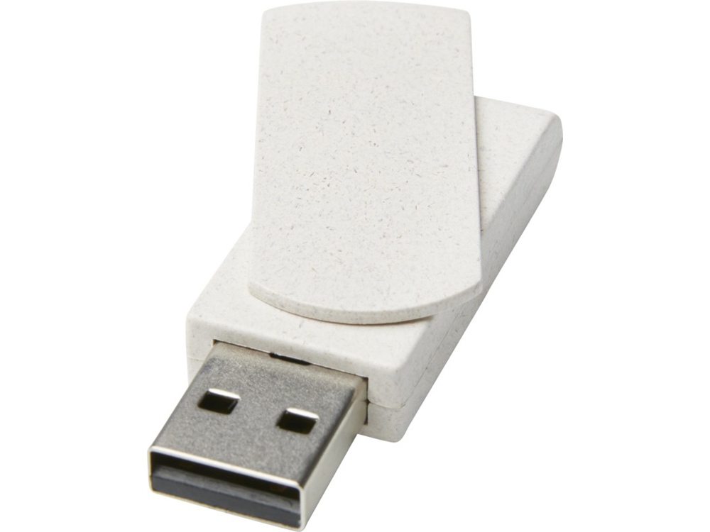 USB 2.0-флешка на 4ГБ Rotate из пшеничной соломы фото на сайте Print Logo.