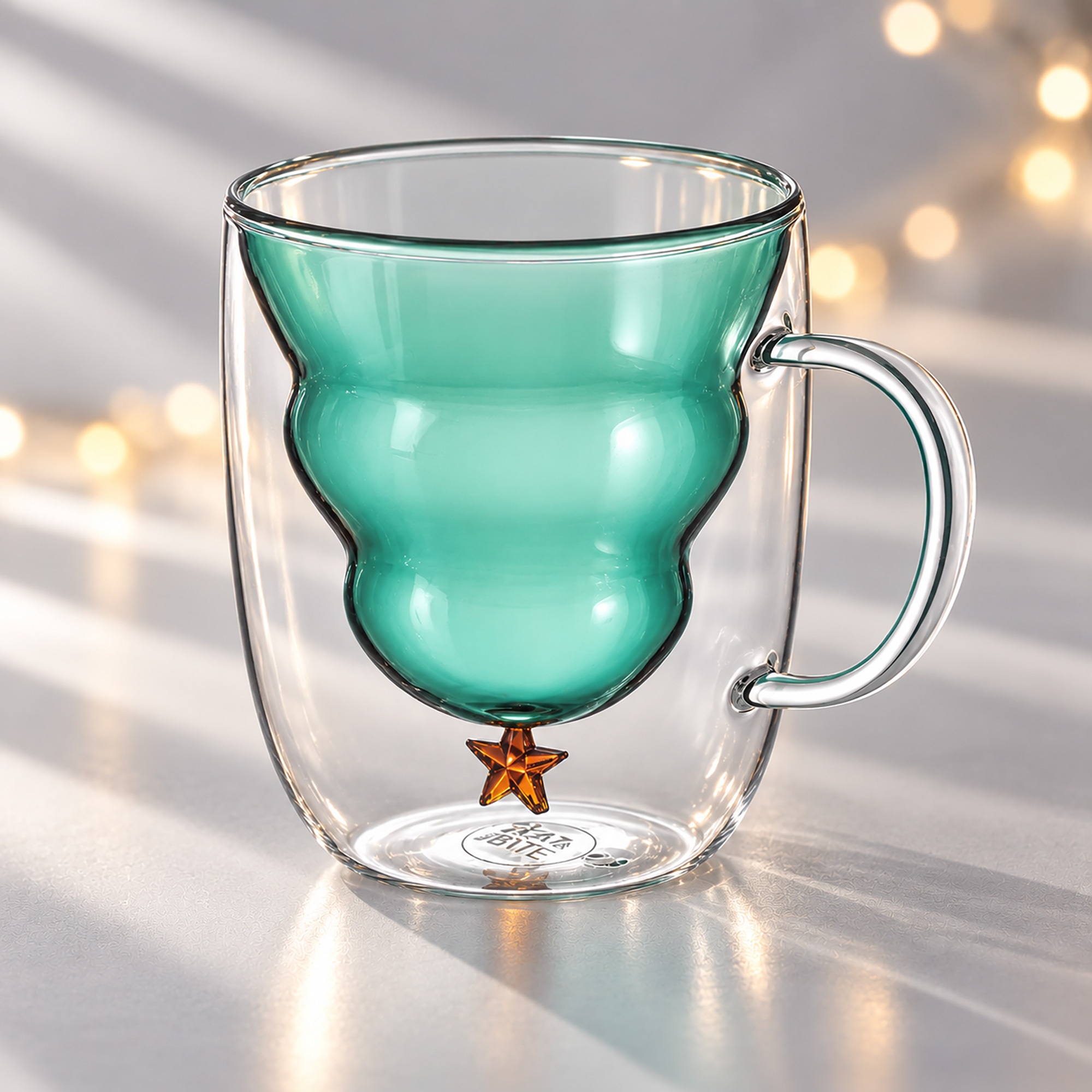 Кружка с двойными стенками с елочкой внутри Winter Wonderland с логотипом YoonY | Print Logo