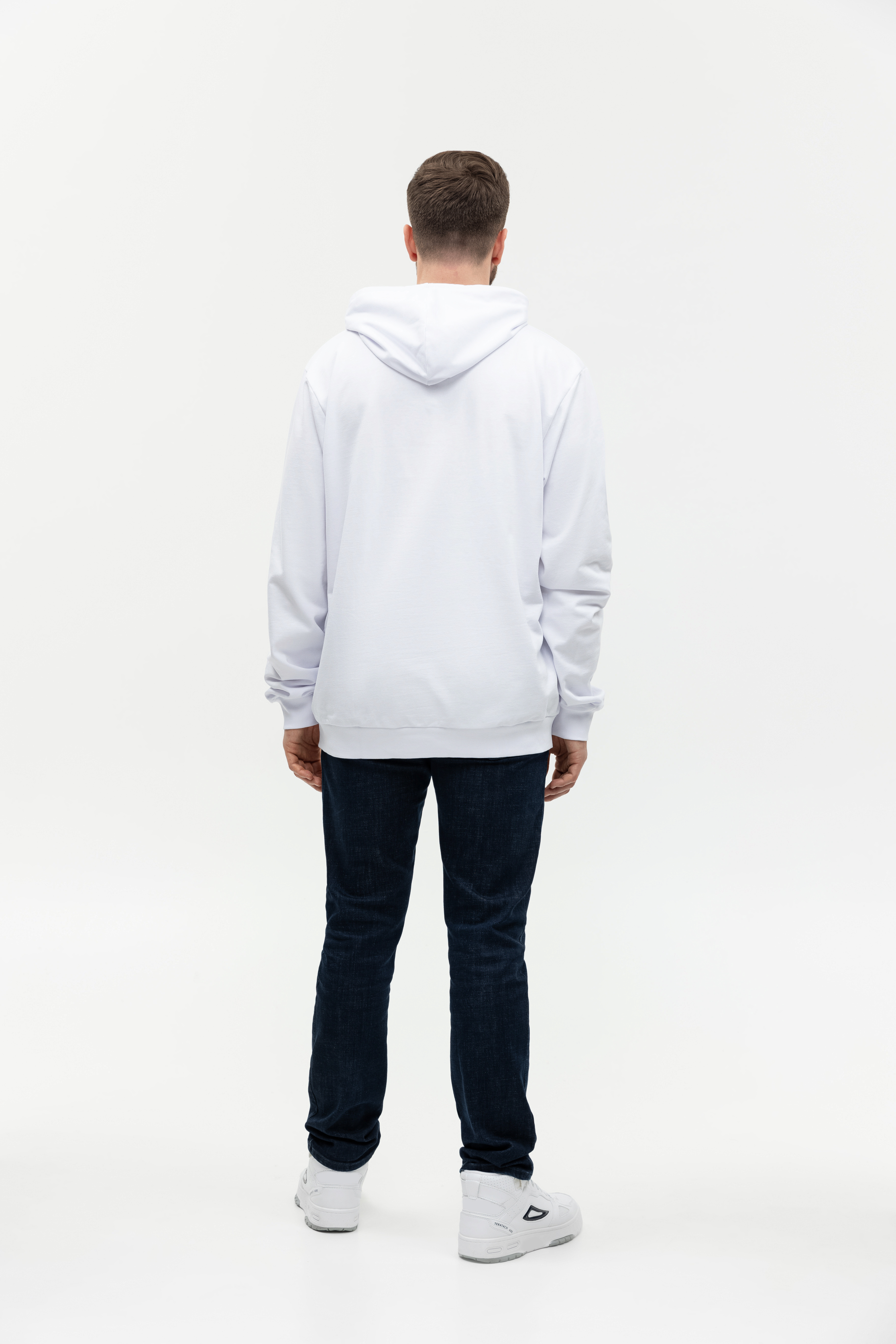 Худи унисекс STAN футер без начёса 260, 23, Белый,  (10/1)  (52/XL)