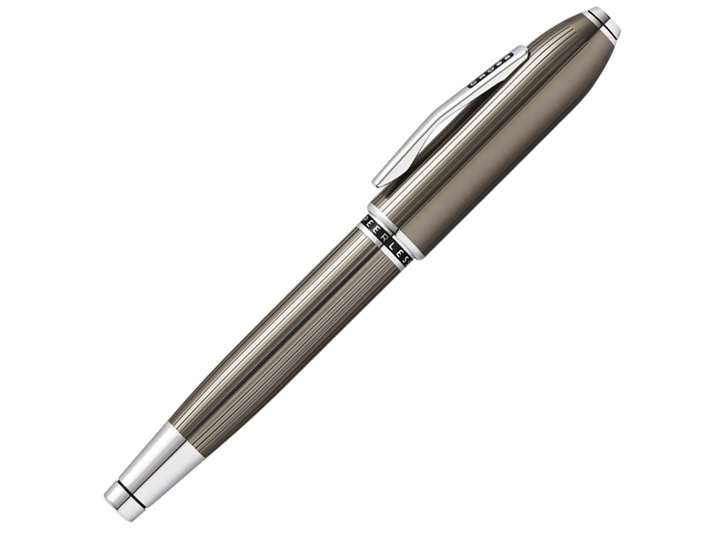 Ручка-роллер Selectip Cross Peerless Translucent Titanium Grey Engraved Lacquer