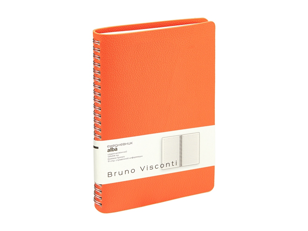 Ежедневник недатированный А5 Alba с логотипом Bruno Visconti | Print Logo