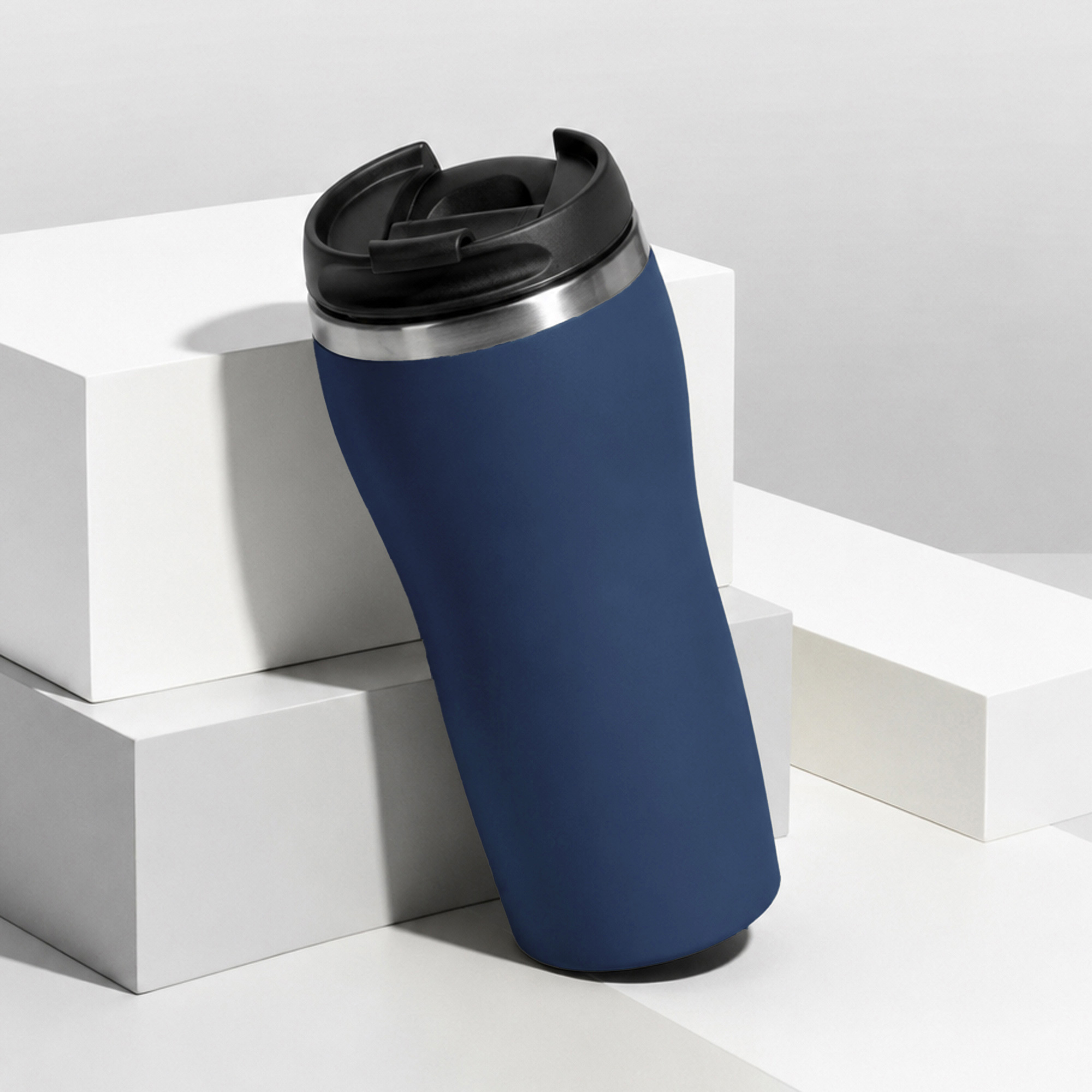 Термокружка Double wall mug С1 soft-touch, 350 мл с логотипом  | Print Logo
