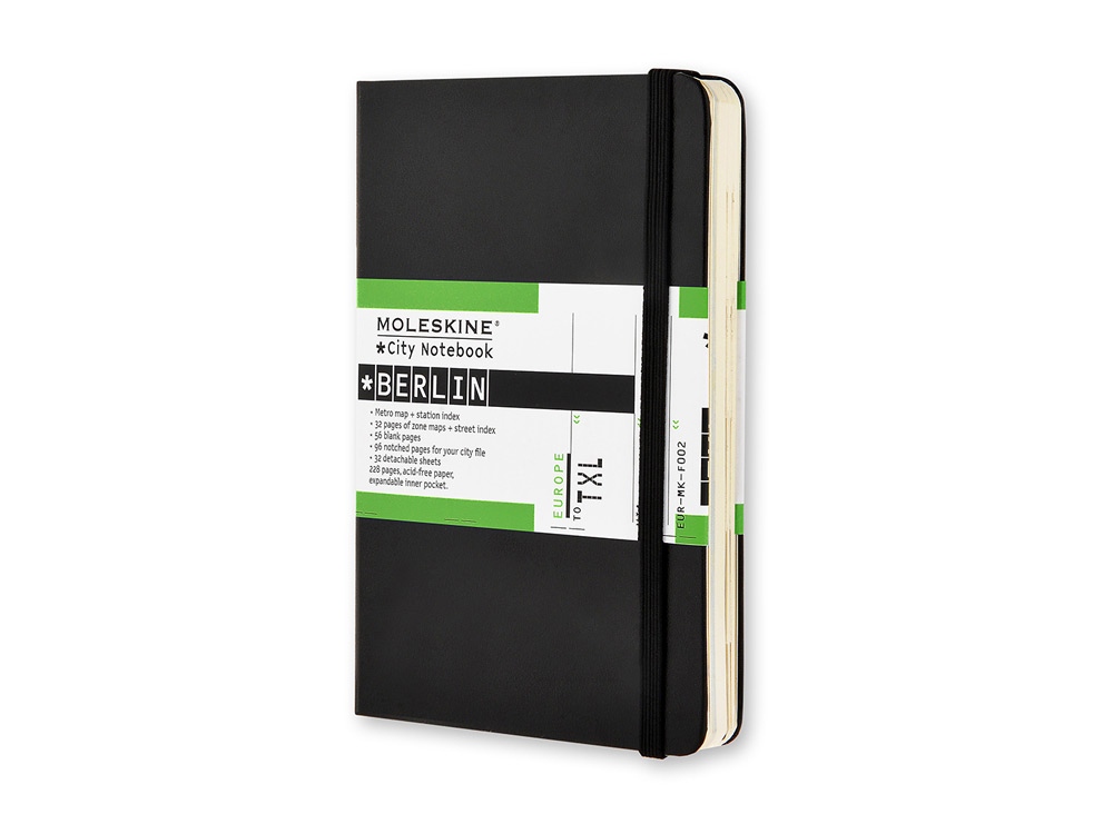 Записная книжка City Berlin (Берлин), Pocket с логотипом Moleskine | Print Logo