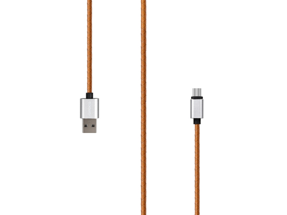 Кабель USB-A - USB-C DIGITAL CL-05, QC/PD, 1 м с логотипом Rombica | Print Logo