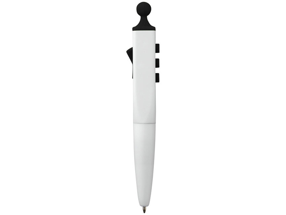 Ручка шариковая Clic Pen, белый/черный