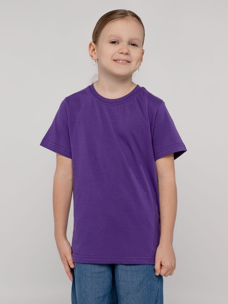 Футболка детская T-Bolka Kids, фиолетовая, 8 лет