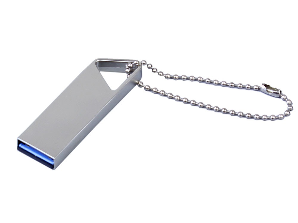 USB 3.0-флешка на 64 Гб с мини чипом и отверстием для цепочки с логотипом  | Print Logo