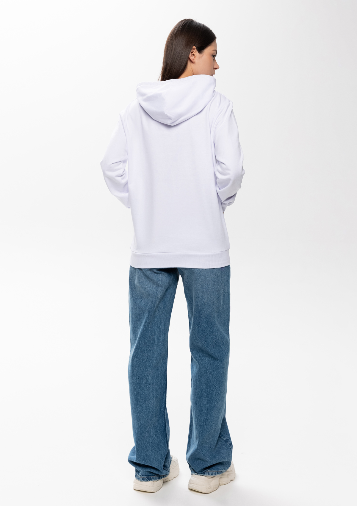 Худи унисекс STAN футер без начёса 260, 23, Белый,  (10/1)  (52/XL)
