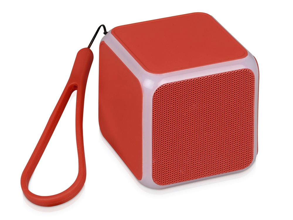 Портативная колонка Cube с подсветкой с логотипом  | Print Logo