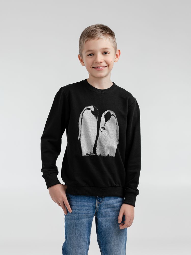 Свитшот детский Like a Penguin с логотипом Принтэссенция | Print Logo