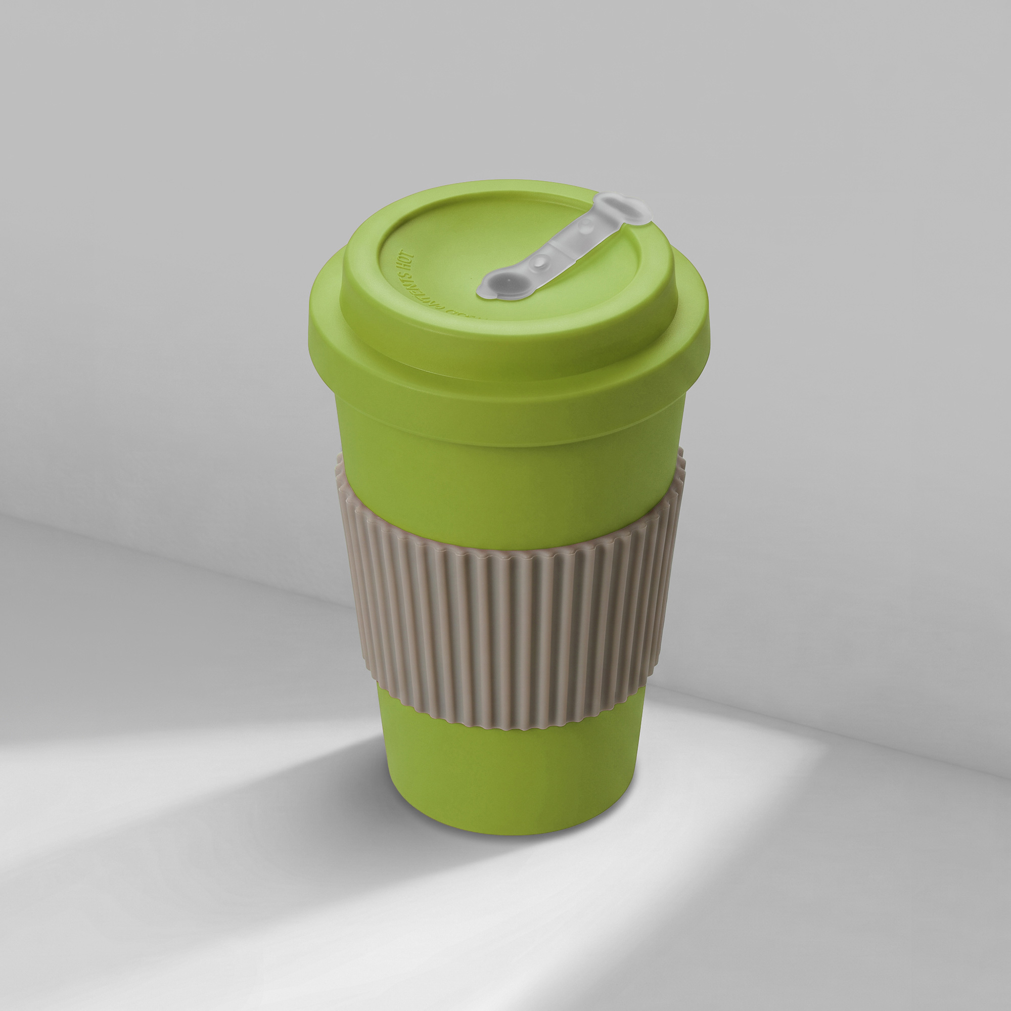 Термокружка из натуральных волокон Muffin с логотипом  | Print Logo