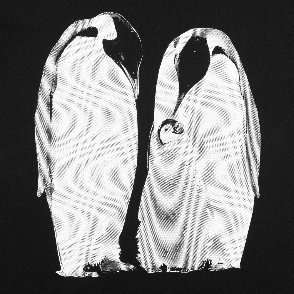 Футболка женская Like a Penguin, черная, размер XL