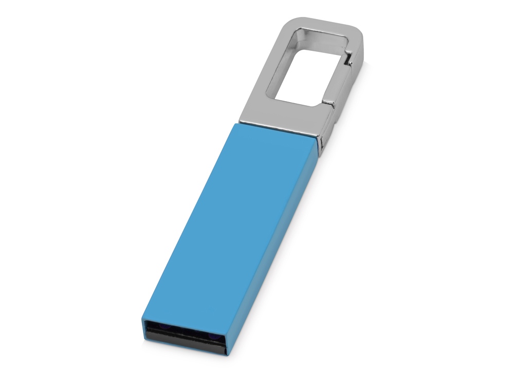 USB-флешка на 16 Гб Hook с карабином с логотипом  | Print Logo