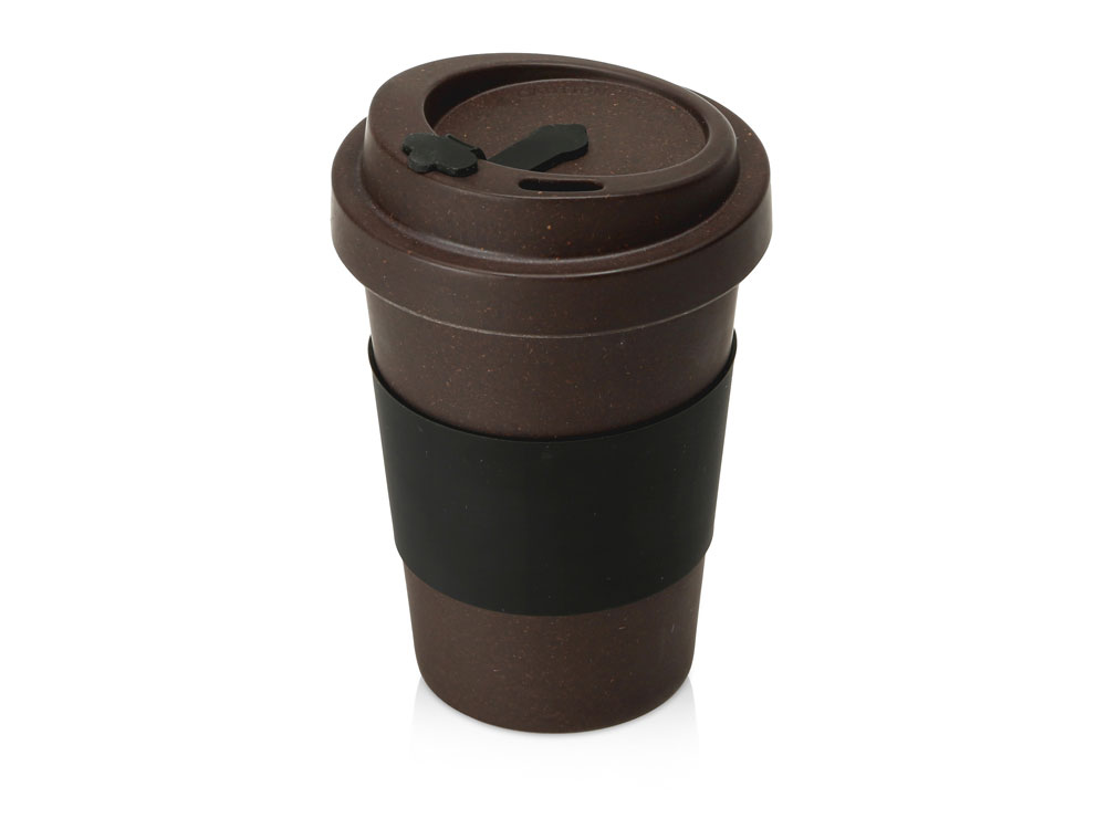 Стакан из кофе с силиконовой манжетой Latte с логотипом  | Print Logo
