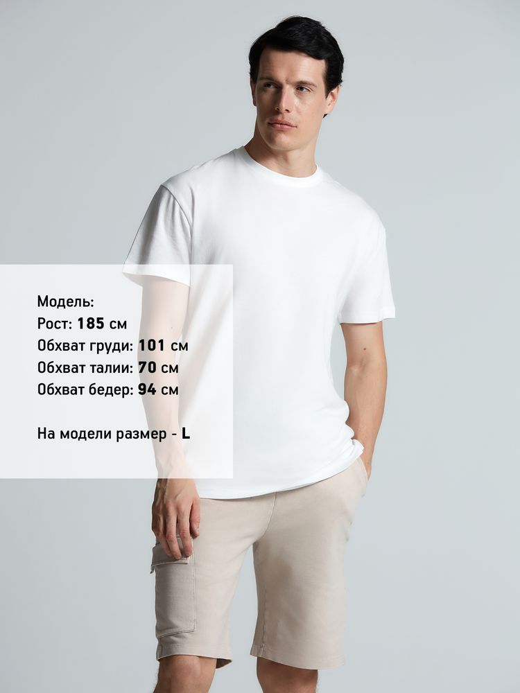 Футболка унисекс T-Bolka 140, белая (белоснежная), размер M