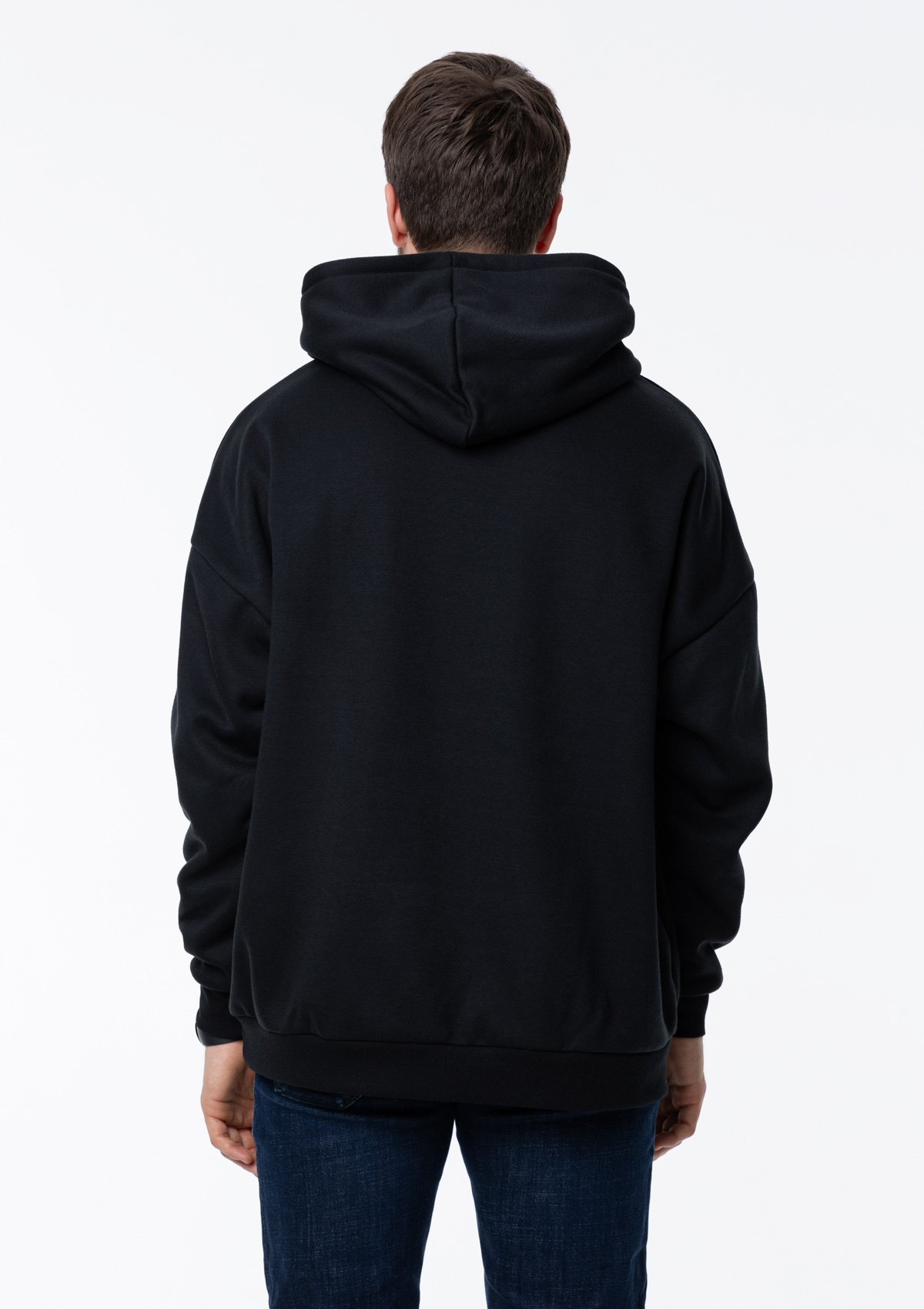 Худи унисекс STAN оверсайз интерсофт 320, 69, Чёрный,  (20)  (52/XL)
