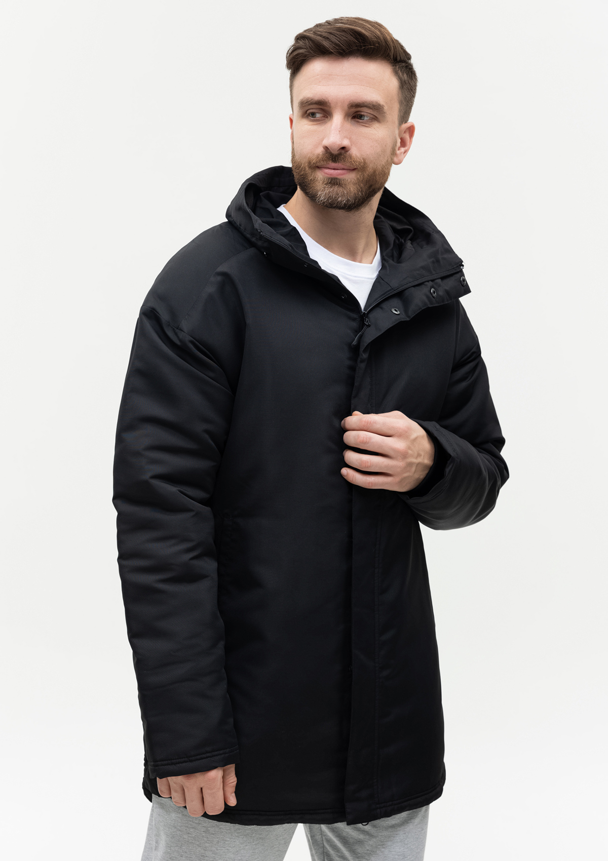 Куртка утепленная мужская STAN, 180,73, Чёрный,  (20)  (52/XL)