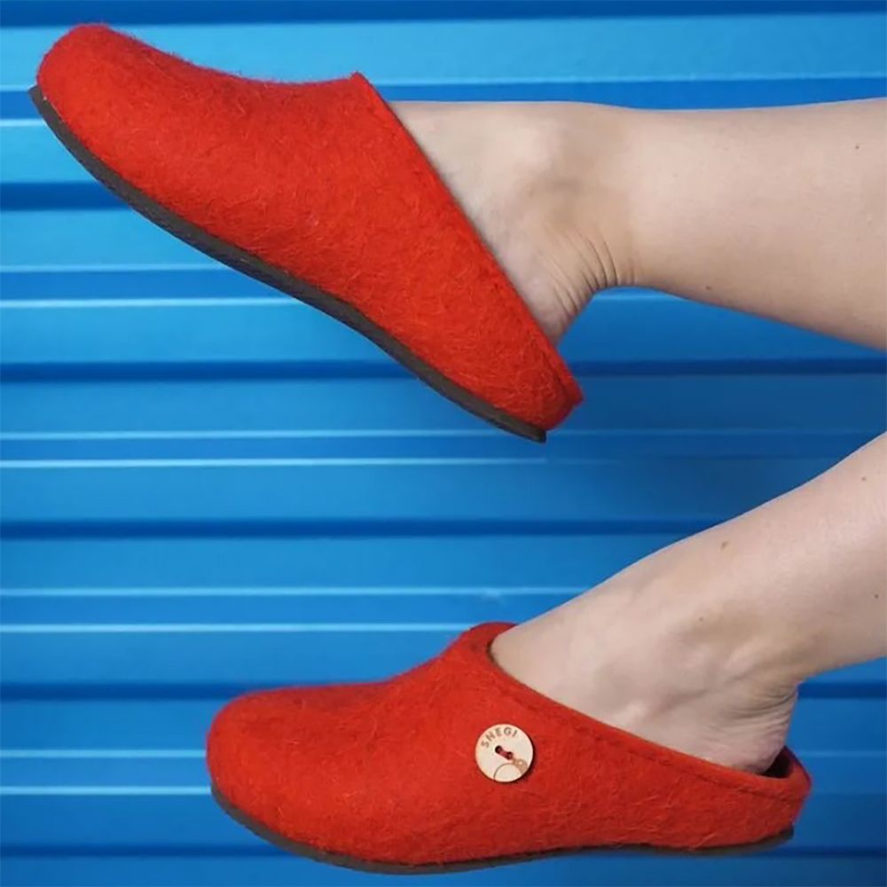 Домашние валенки Step, красные, размер 36