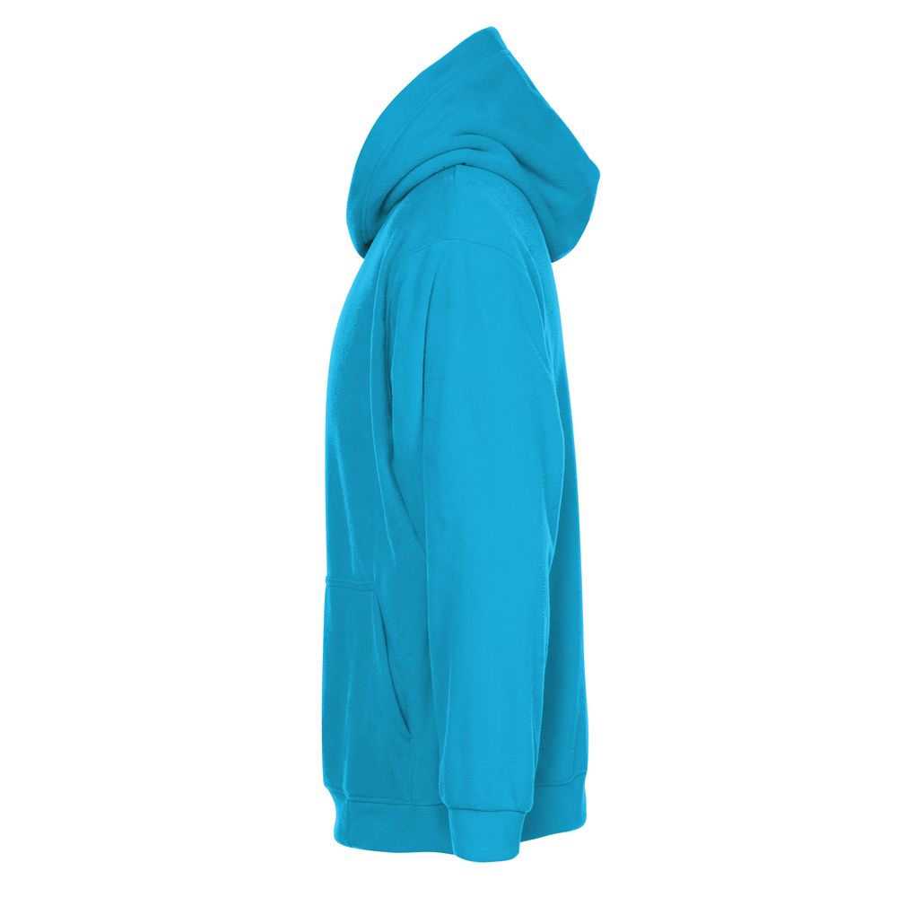 Худи флисовое унисекс Manakin, бирюзовое, размер XL/XXL