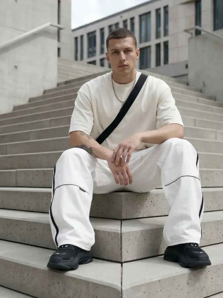 Футболка Oversize Premium 210, молочно-белая, размер M