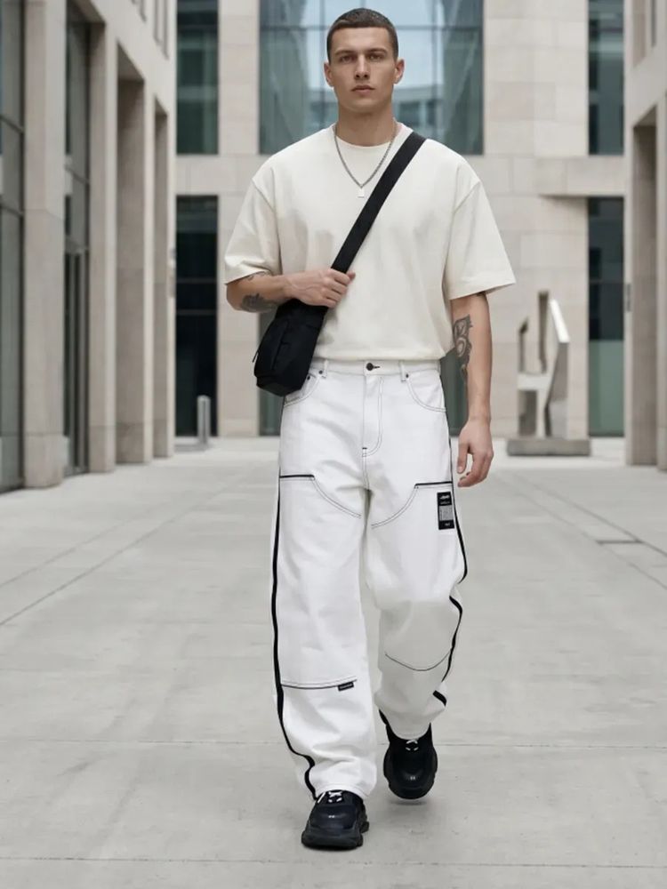 Футболка Oversize Premium 210, молочно-белая, размер M