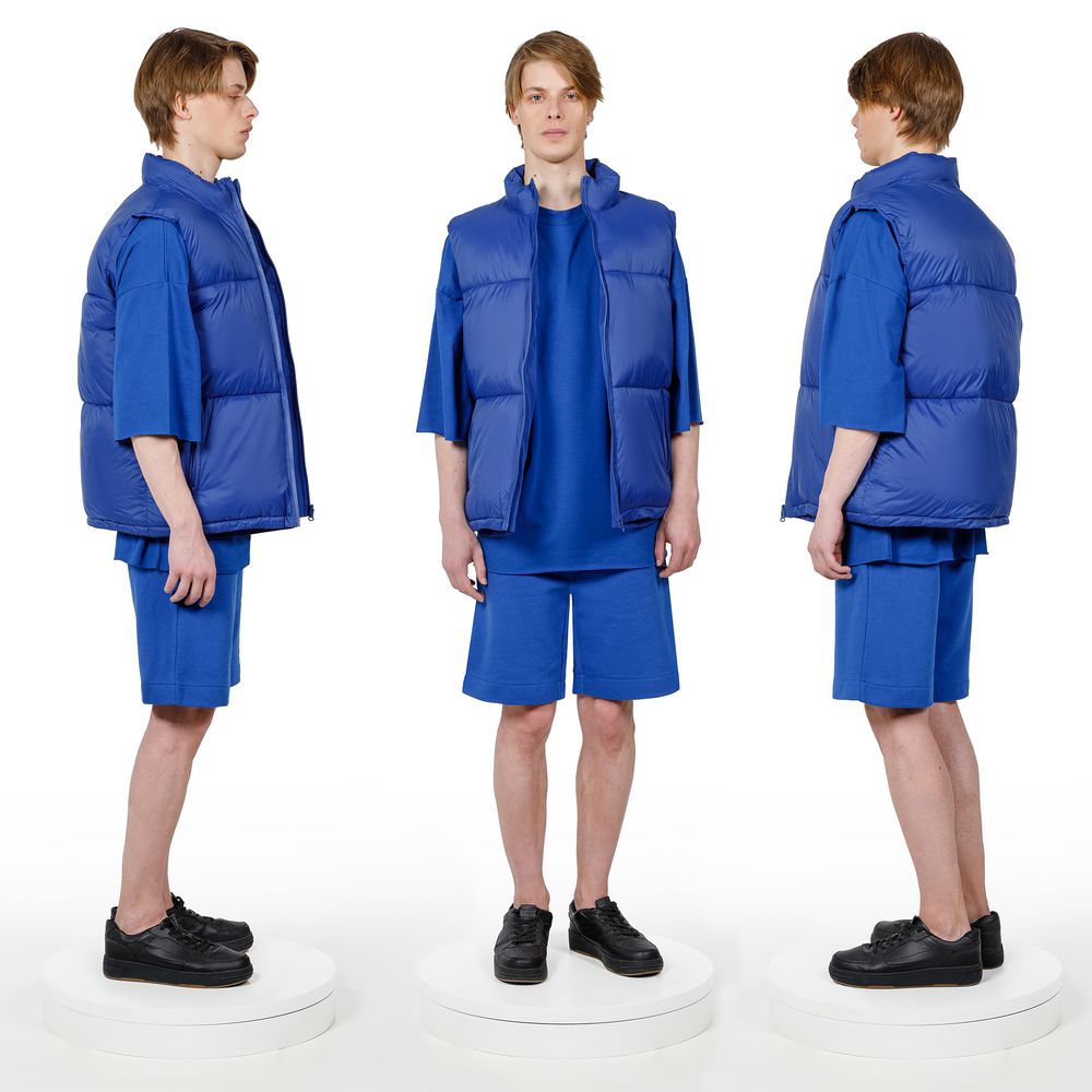 Жилет двусторонний V2, синий, размер 3XL/4XL